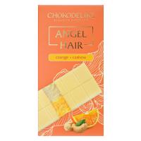 Шоколад белый "Аngel Hair" с начинкой апельсин–кешью, 150 гр