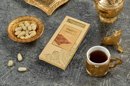 Шоколад молочный "Dubai Peanut" с начинкой из арахиса, 50 гр
