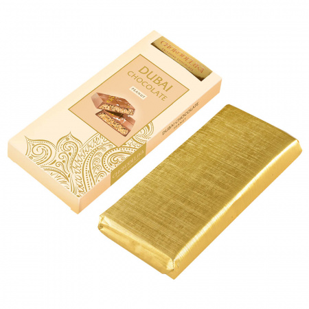 Шоколад молочный "Dubai Peanut" с начинкой из арахиса, 180 гр