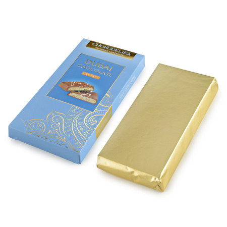 Шоколад молочный "Dubai Coconut" с начинкой из кокоса, 180 гр