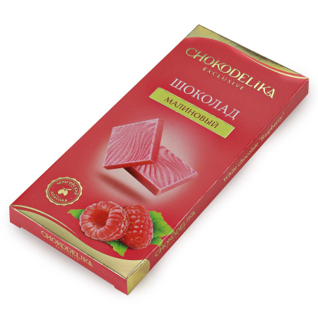 Шоколад белый "Малиновый", 25г