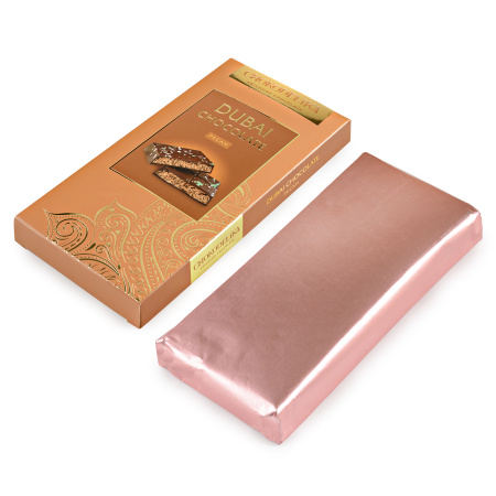 Шоколад темный "Dubai Pecan" с начинкой 180 гр