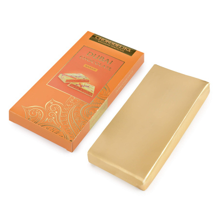 Шоколад белый "Dubai Mango" с начинкой манго, 180 гр