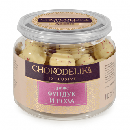 Драже "Фундук и роза" 120 гр 