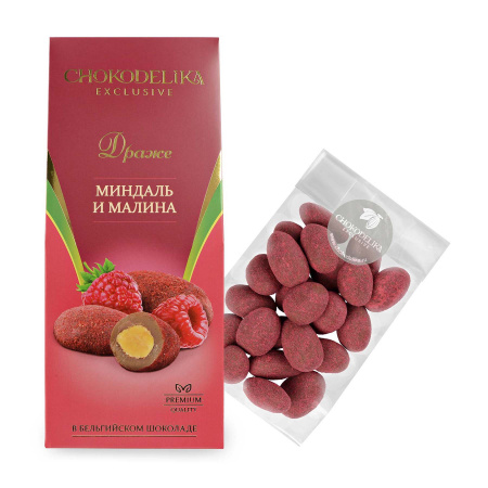Драже "Миндаль и малина", 100 гр