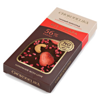 Шоколад темный «SUGAR FREE кешью, малина, клубника» 80 гр