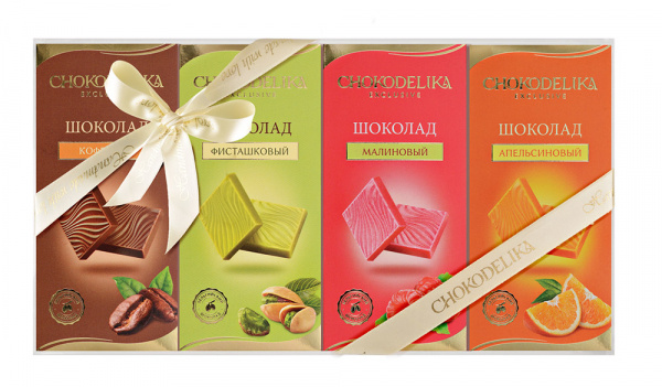 Подарочный набор ассорти из шоколада Карнавал вкуса, 100 гр